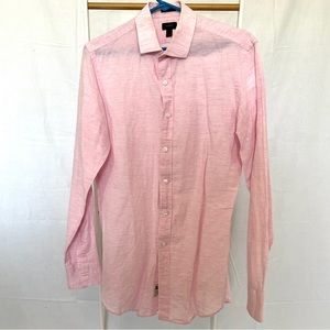 J. Crew Ludlow Baird Mcnutt Irish Linen button down shirt size small